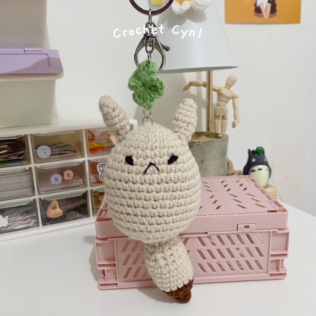 Klee's Dodoco Amigurumi Crochet / Gantungan Kunci / Gantungan Rajut / Amigurumi Keychain
