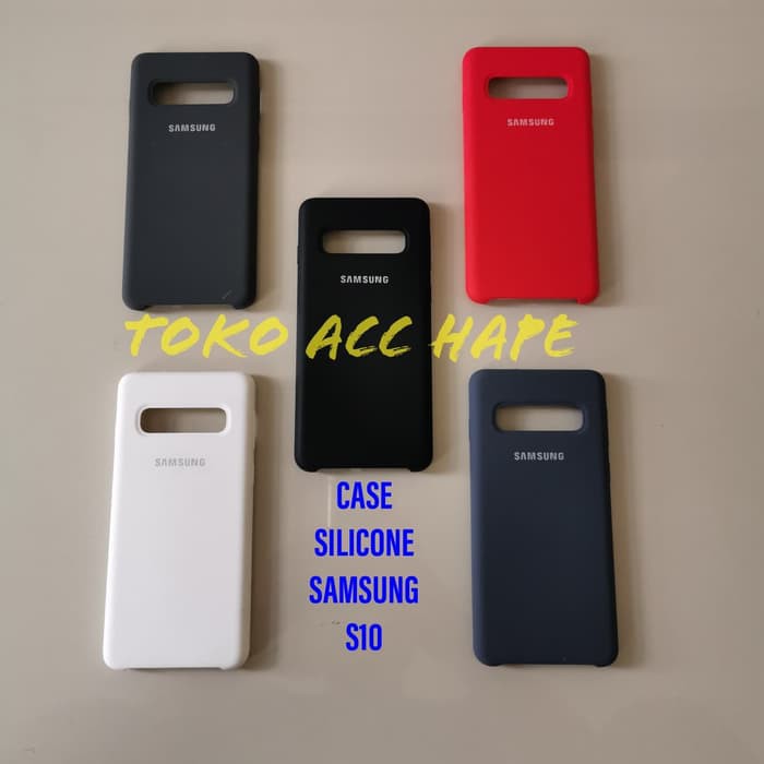 SILICONE CASE SAMSUNG S10 COVER SOFT HARD SILIKON PREMIUM ORIGINAL