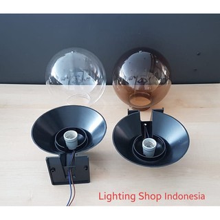 L1088 lampu  dinding  taman bola acrylic outdoor waterproof 