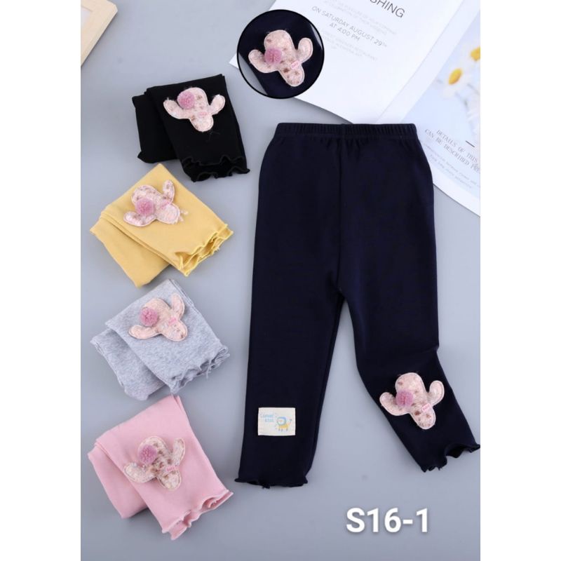 legging anak perempuan / legging cewek / legging lucu / legging halus / legging anak 3bln-4th