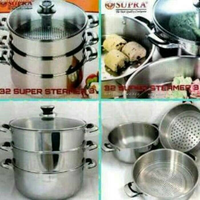 Panci pengukus/Steamer Supra 32cm