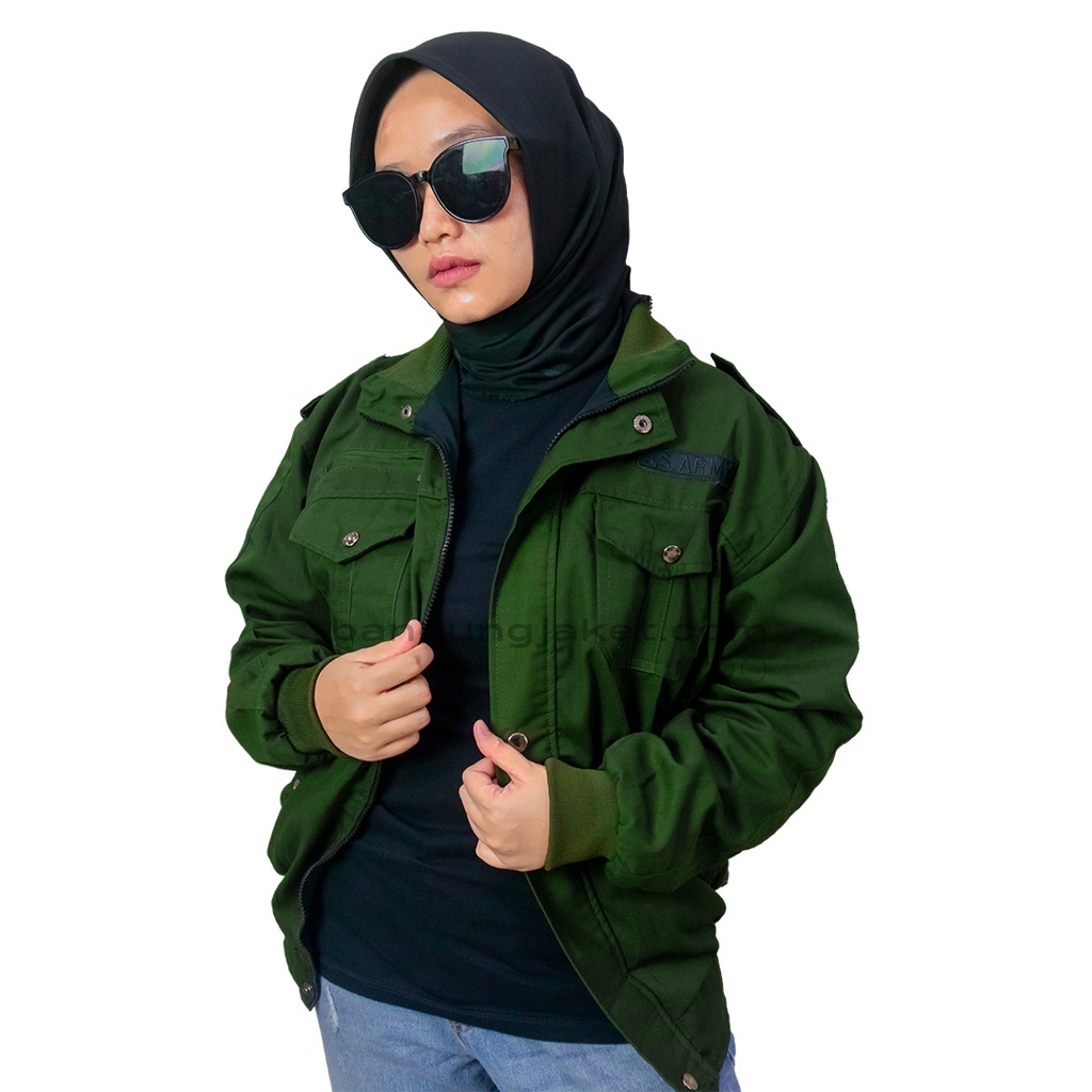 ELEGANT BOMBER ARMY || JAKET BOMBER PRIA II JAKET PILOT II Sz M-XXl