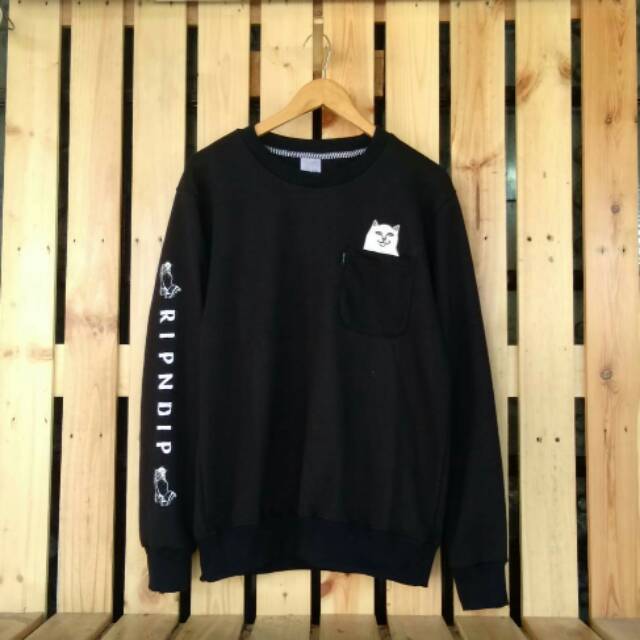 Crewneck rip n dip