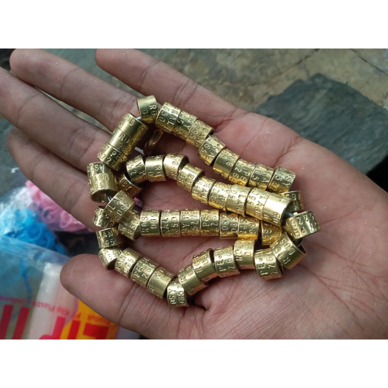 ring merpati kuningan ketrok