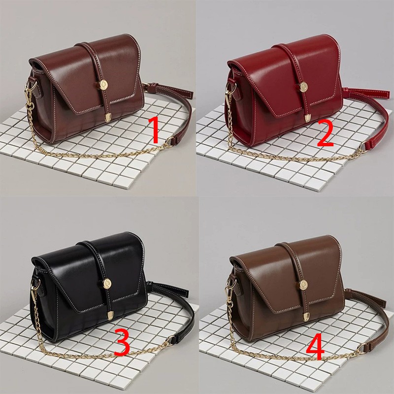 (COD) tas slingbag wanita import murah tas selempang cewek kulit sintetis fashion tali rantai terbaru