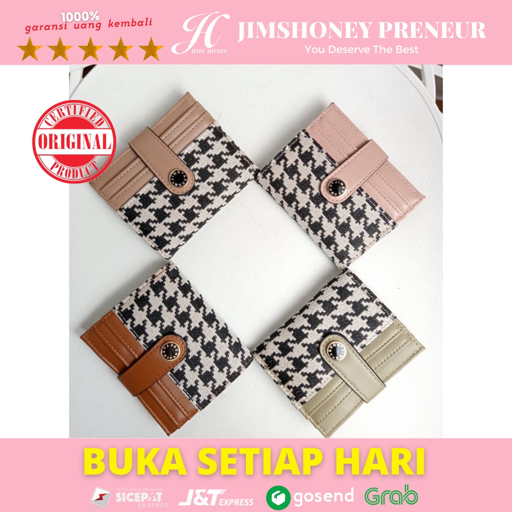 FENTY Wallet Jims Honry Dompet Lipat Kartu Wanita Tipis Import Original Jims Honey