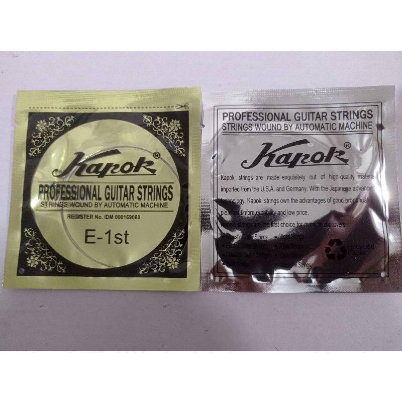 senar gitar kapok ori acoustic no 1