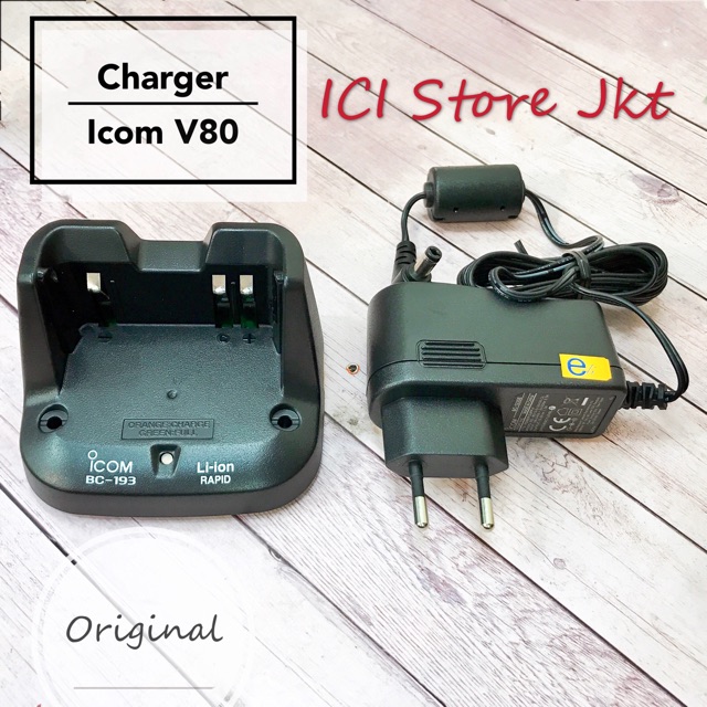 Charger desktop Ht icom v80 original , charger icom bc 193