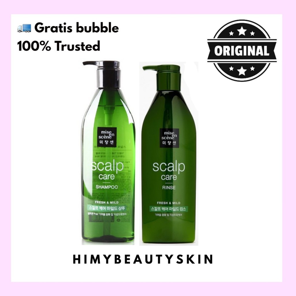 HIMY - MISE EN SCENE Scalp Care Shampoo & Rinse / Conditioner 680ml