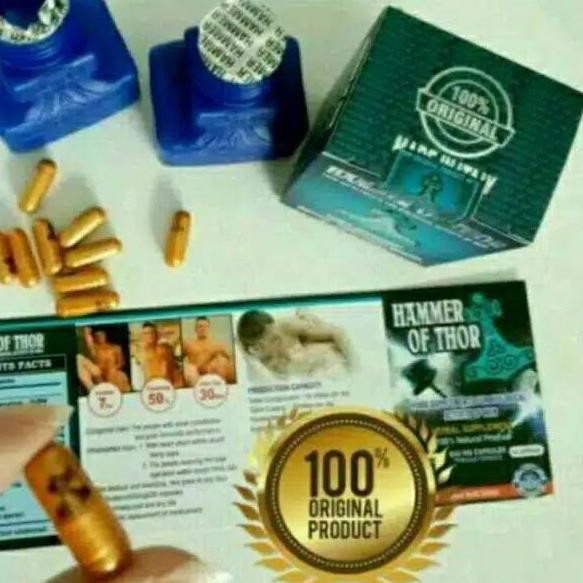 ✅ ZQ7 Melayani COD Obat Hamer-Of-Thor-Pembesar Permanen Kelamin Original Alat Asli Vital Logo Palu E