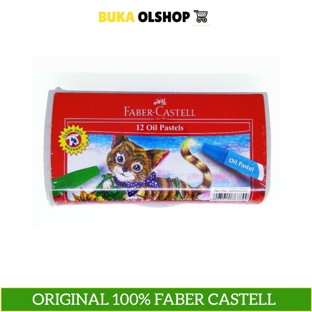 

Oil Pastel Faber Castell ECO Crayon 12 Warna Box Bening
