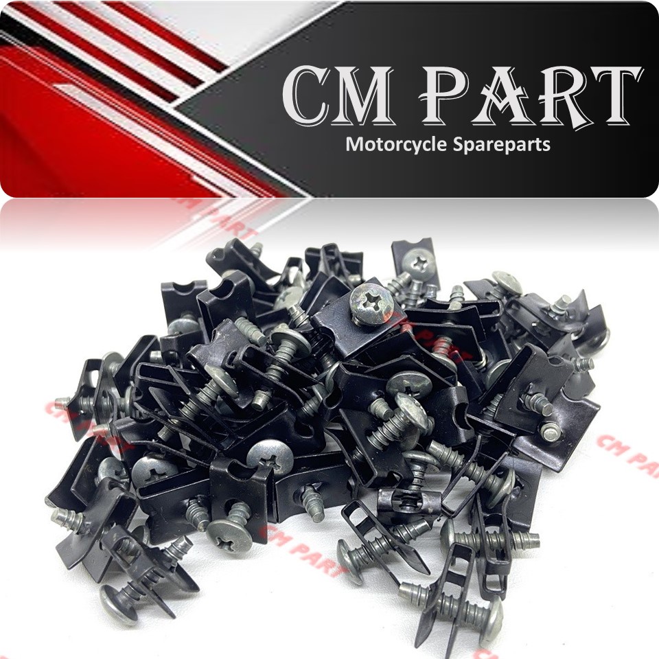 Baut Klip Batok Body Suzuki Spin Smash Shogun Satria Skywave Hayate Nex (100 PCS)