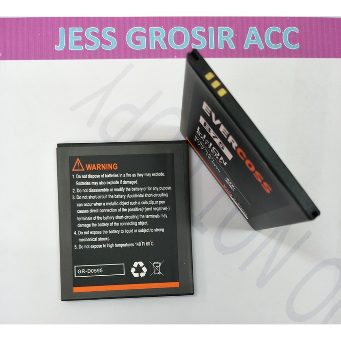 Baterai Battery Batre Double Power Evercross B75 , B75A Winner Y3 Plus