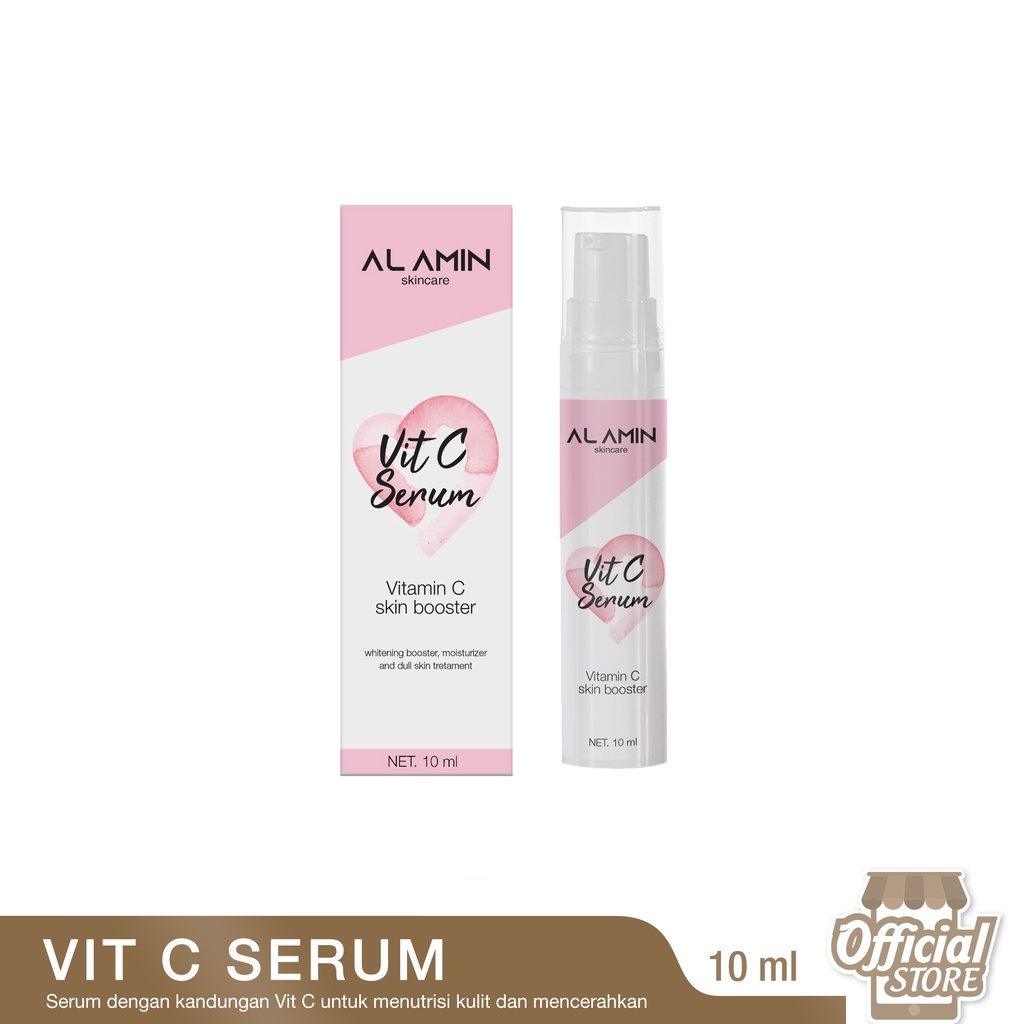 Alamin Vit C Serum | Vitamin C/Whitening Booster/Moisturaizer/Dull skin (Kulit Kusam) |