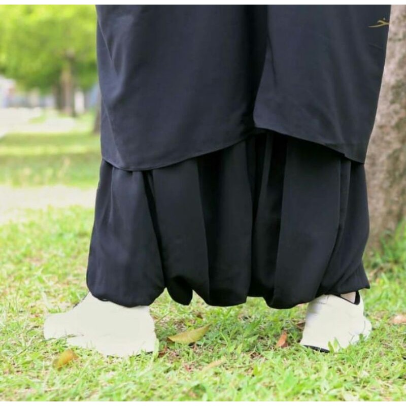 sirwal akhwat jetblack / Rok joger muslimah / sirwal jetblack