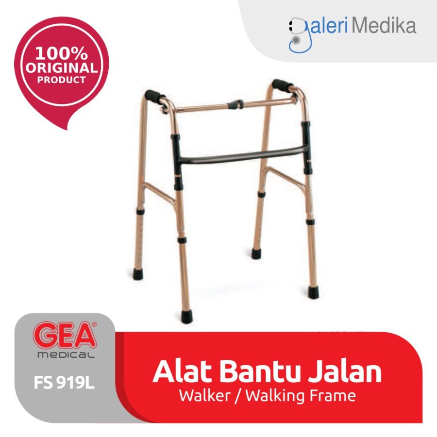 WALKER ALAT BANTU JALAN GEA FS919L / FS-919L / FS 919 L GOLD - ALAT