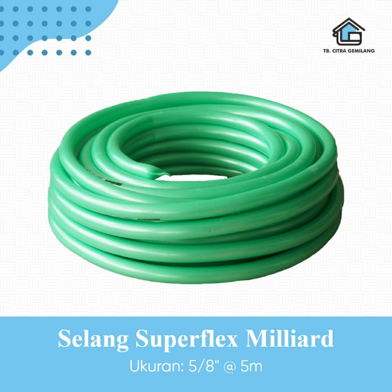 Selang Air 5/8 Superflex Milliard 5 meter