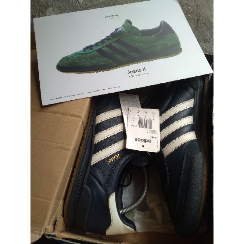 Adidas jeans leather