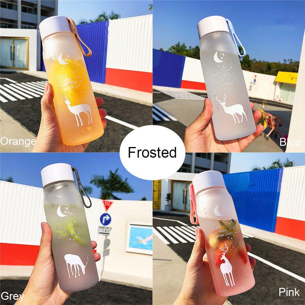 Suyo Botol Minum Plastik Portable 560ml Anti Bocor / Jatuh Untuk Travel / Outdoor / Olahraga