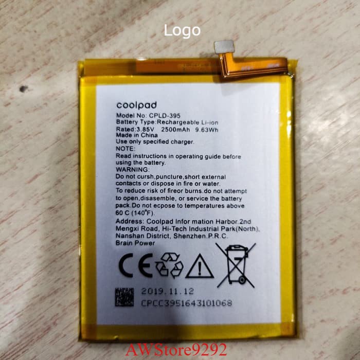 Mcom Battery Batre Baterai Double Power Mcom Coolpad Max Lite R108 CPLD-395 CPLD395 CPLD 395