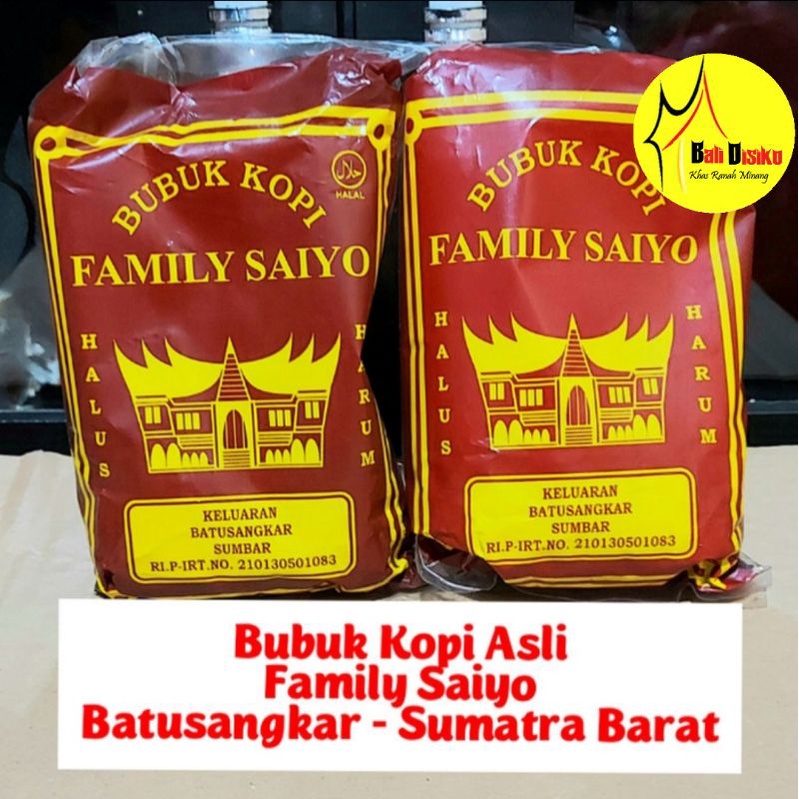 

Bubuk Kopi Family Saiyo Asli Batusangkar - Sumatra Barat