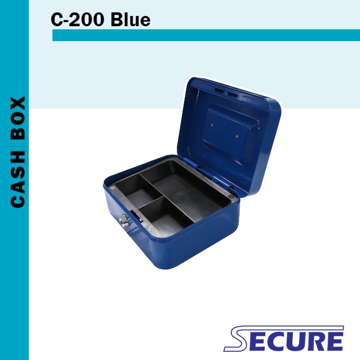 

Secure Cash Box C-200 Blue
