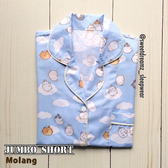 Jumbo Short Molang & Daster Jumbo Flamingo