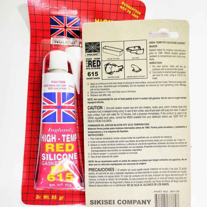 SILICONE RED - 35 gram