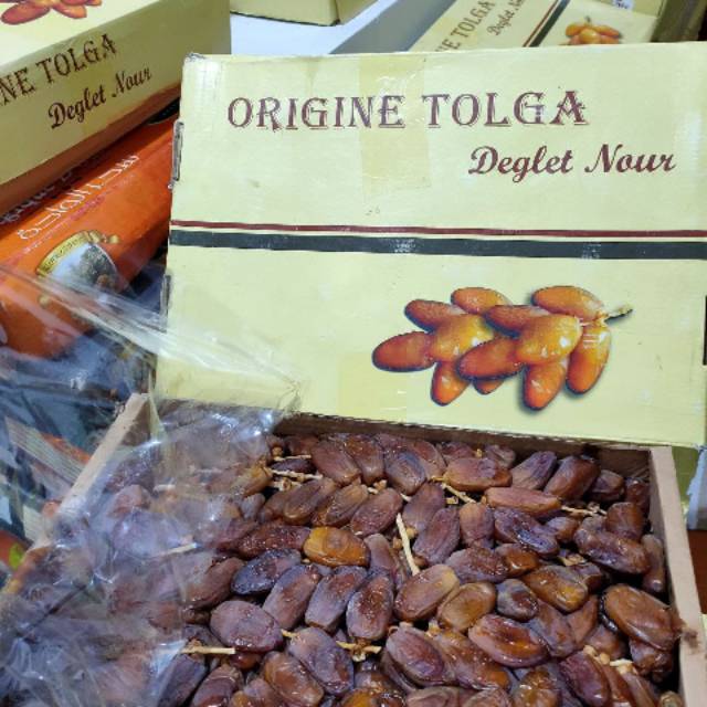 

TUNISIA TANGKAI ORIGINE kurma murah, manis, kemasan 250gram