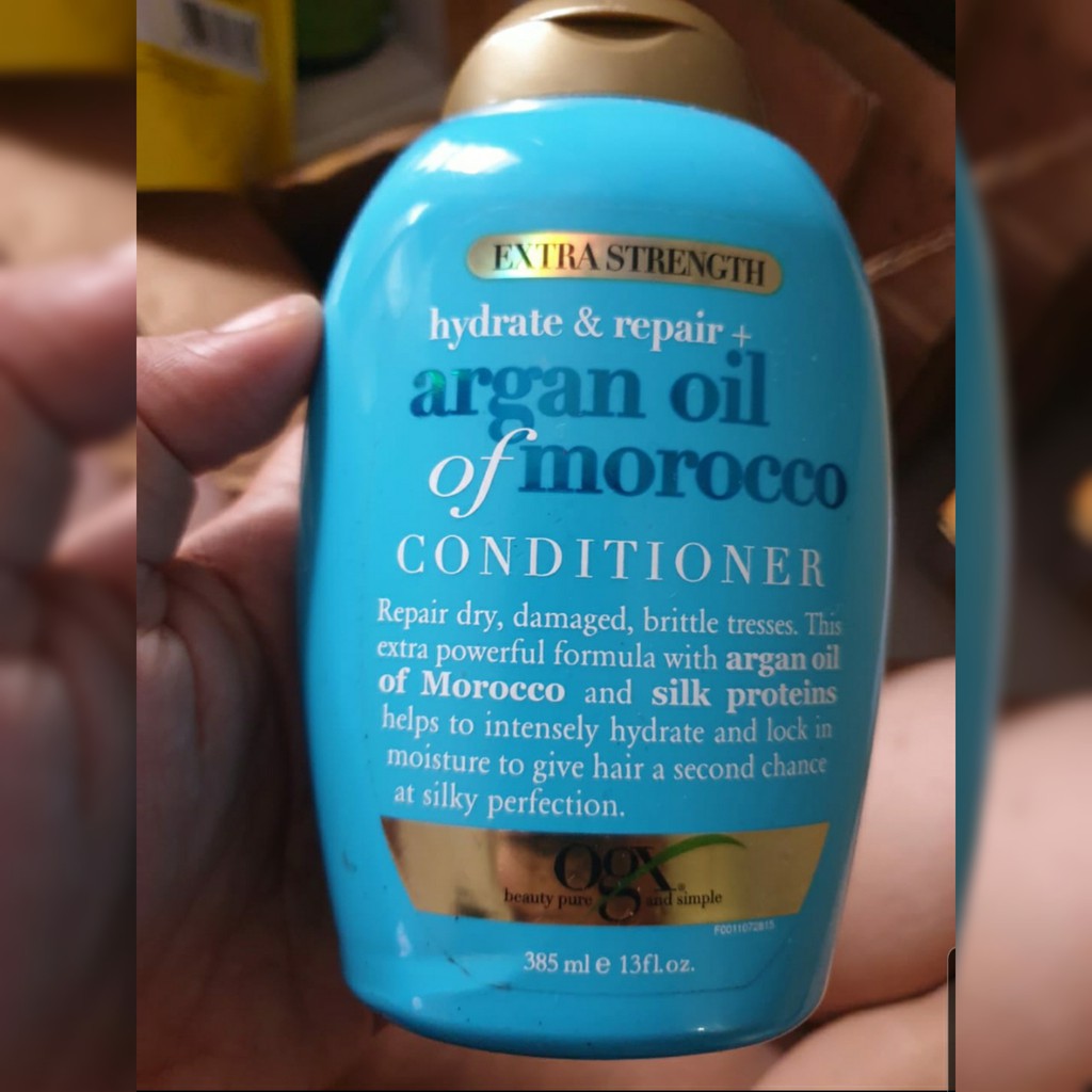 OGX Renewing Morocco Argan Oil Conditioner EXTRA STRENGTH 100% ORIGINAL bukan shampoo