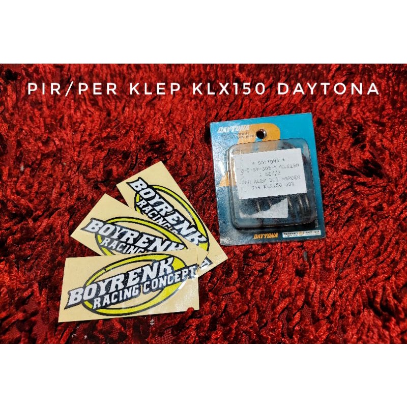 PER PIR KLEP KLX150 DAYTONA 30% UP HARDER - BOYRENK RACING CONCEPT