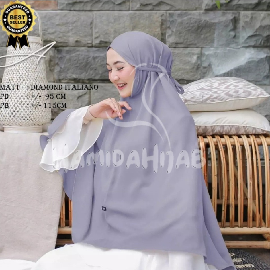 COD HAMIDAH BERGO MARYAM JUMBO DIAMOND JILBAB MARIAM XL BERGO KERUDUNG UKURAN BESAR DIAMON SIZE XXL
