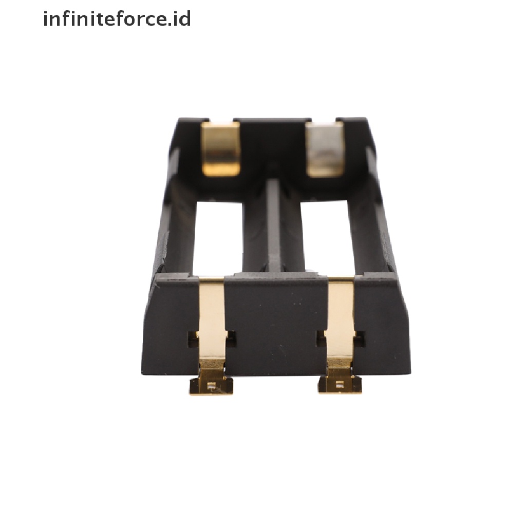 (Infiniteforce.Id) Case Holder Baterai 26650 Smd Dengan Pin Lapis Emas 26650