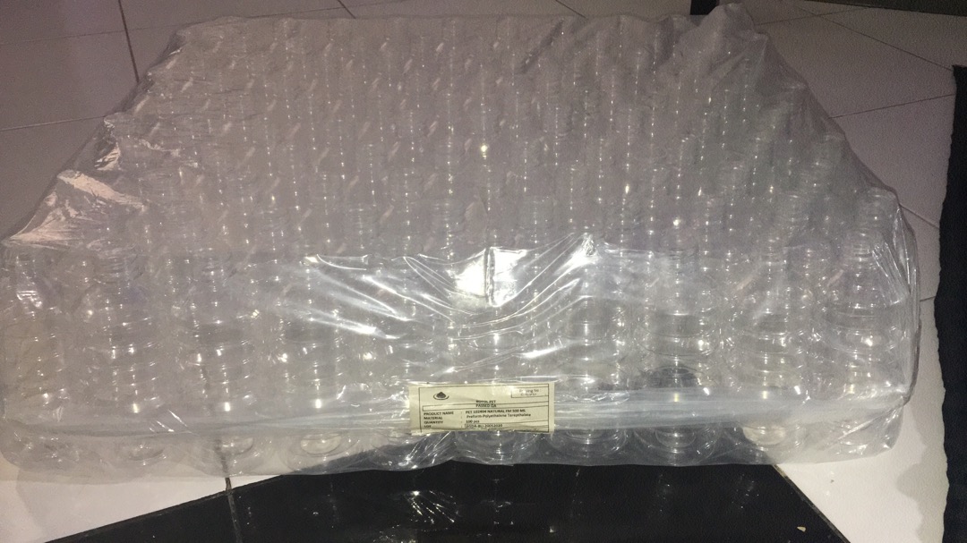 Botol Aqua 500ml 100 Pcs ( 1 Bal) | Kemasan Package Botol Minuman