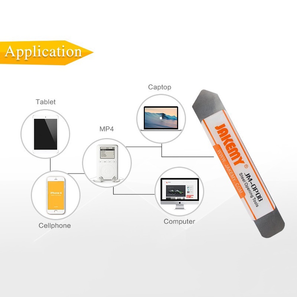 Jakemy JM-OP08 Opening Tool Congkelan Lcd Handphone Tipis