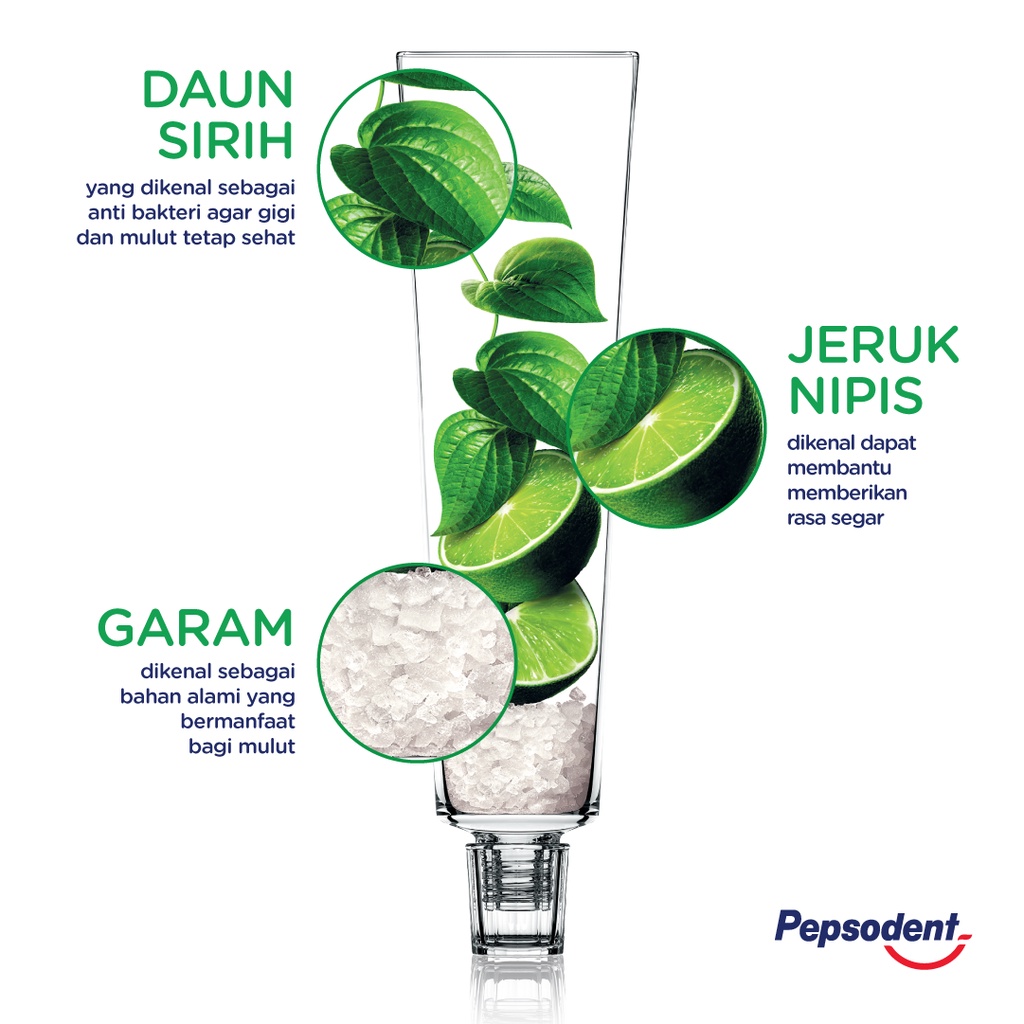 Pepsodent Action 123 Pasta Gigi Herbal