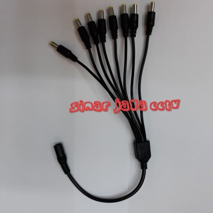 KABEL CUMI 8WAY BUAT CABANG ADAPTOR CCTV