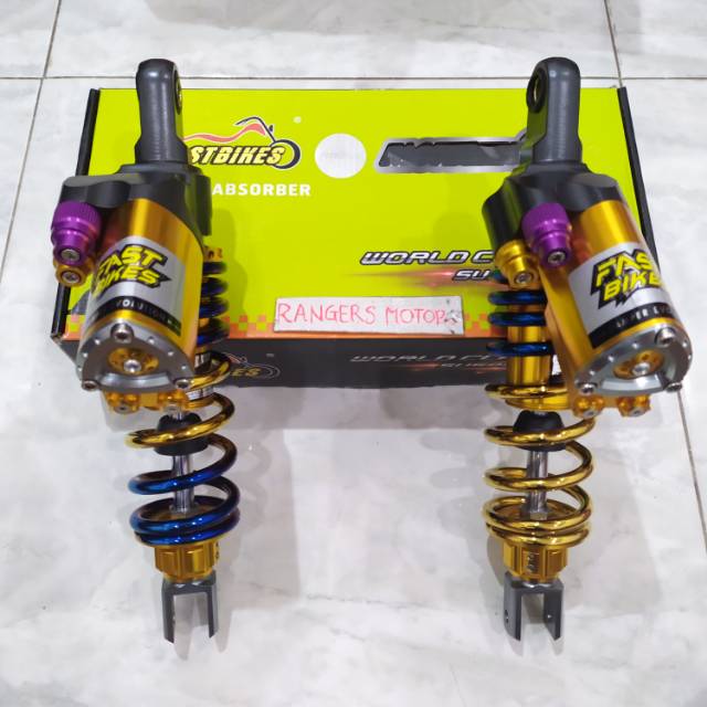 SHOCK BELAKANG TABUNG MIRING 3 DIMENSI 310MM BEAT VARIO SCOOPY MIO FINO DLL