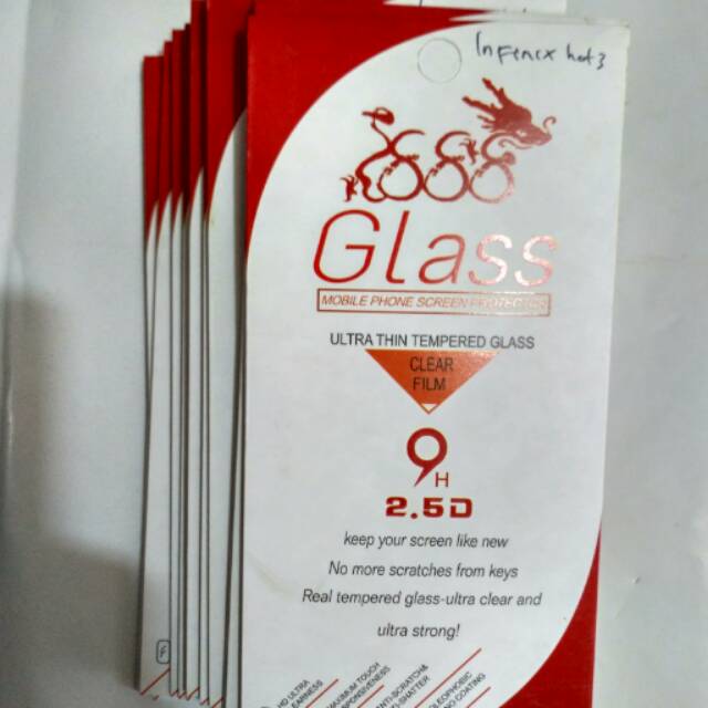 TG Infinix Hot3 Hot 3 Tempered Glass Screen Guard Protector