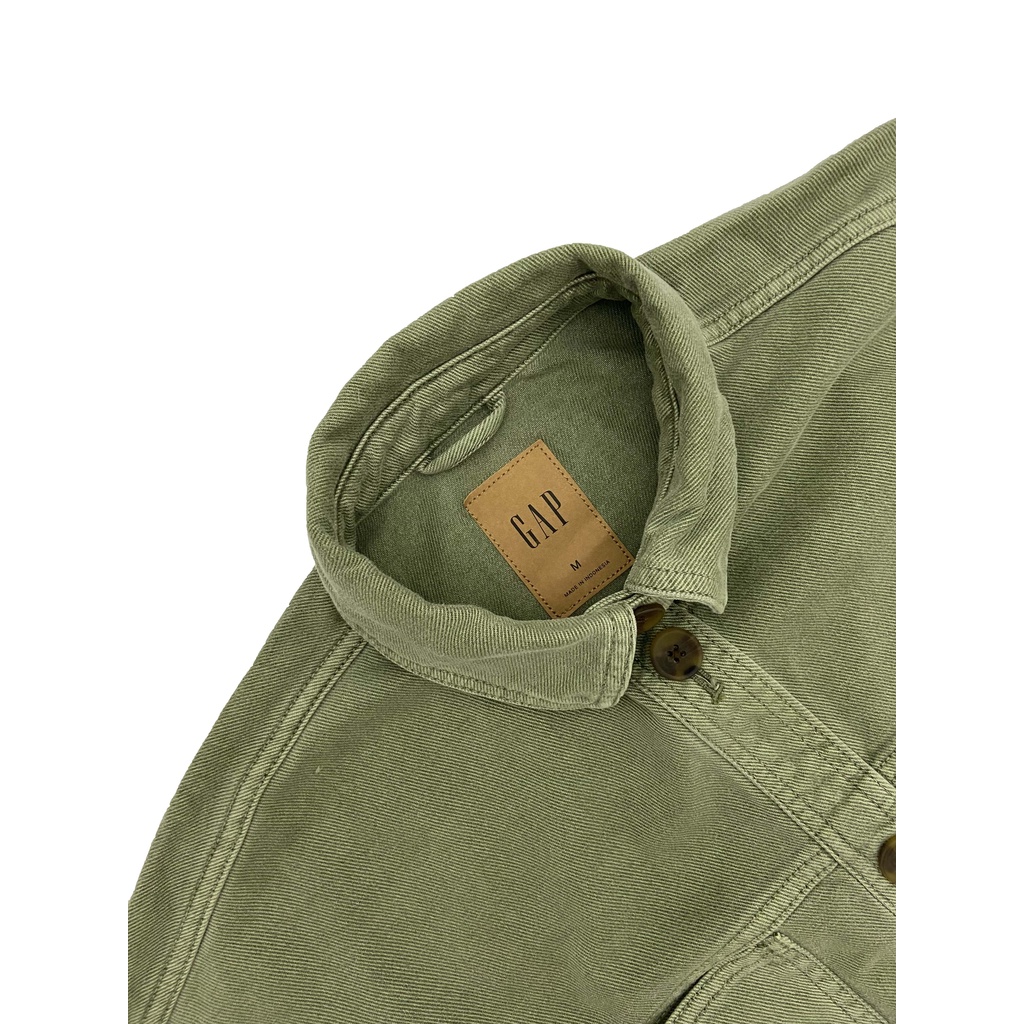 Gap Oversize Shirt Jacket With Washwell | Jaket Denim Oversize Wanita