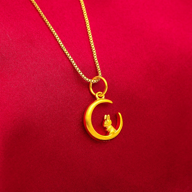 Gelang Liontin Opal Onyx Bentuk Kelinci Lapis Emas Asli Kadar 375 Untuk Wanita