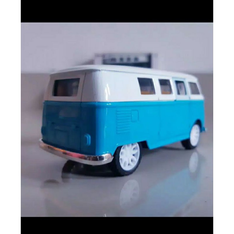 Diecast Mobil VW COMBI Alloy - Mainan Miniatur Volkswagen Car Klasik
