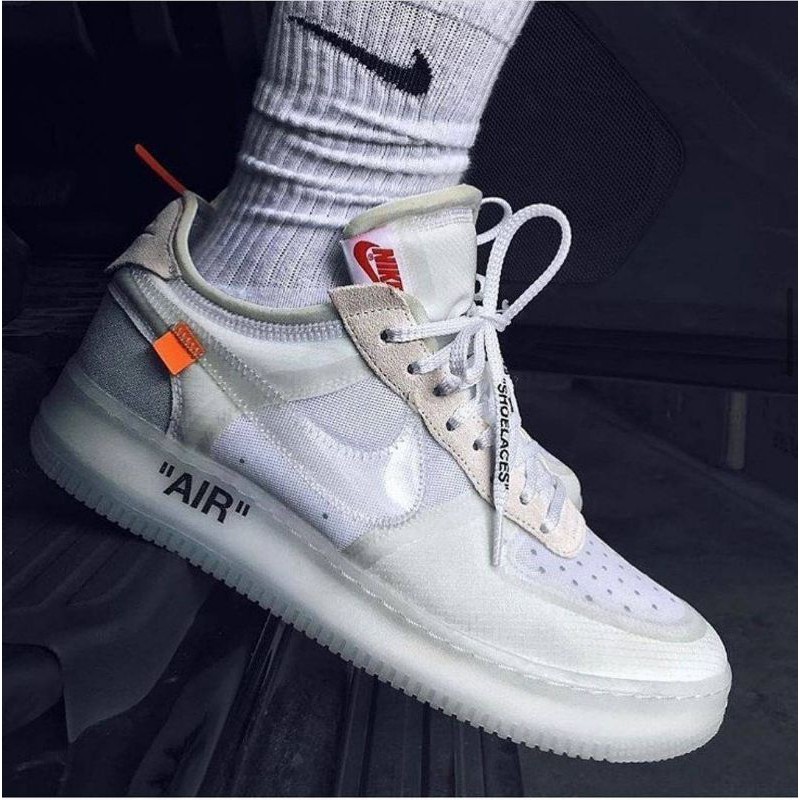 Nike air force 1 x Off white/COD/Sale/fashion