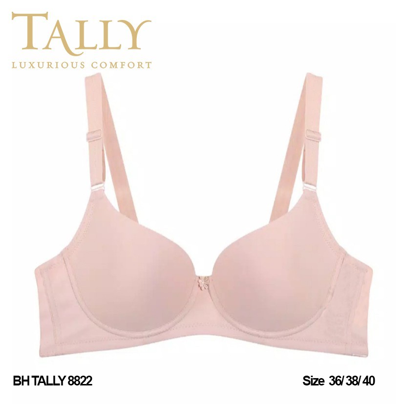 TALLY 8822 BH Penekan lemak Polos ada Kawat BRA Jumbo Cup D