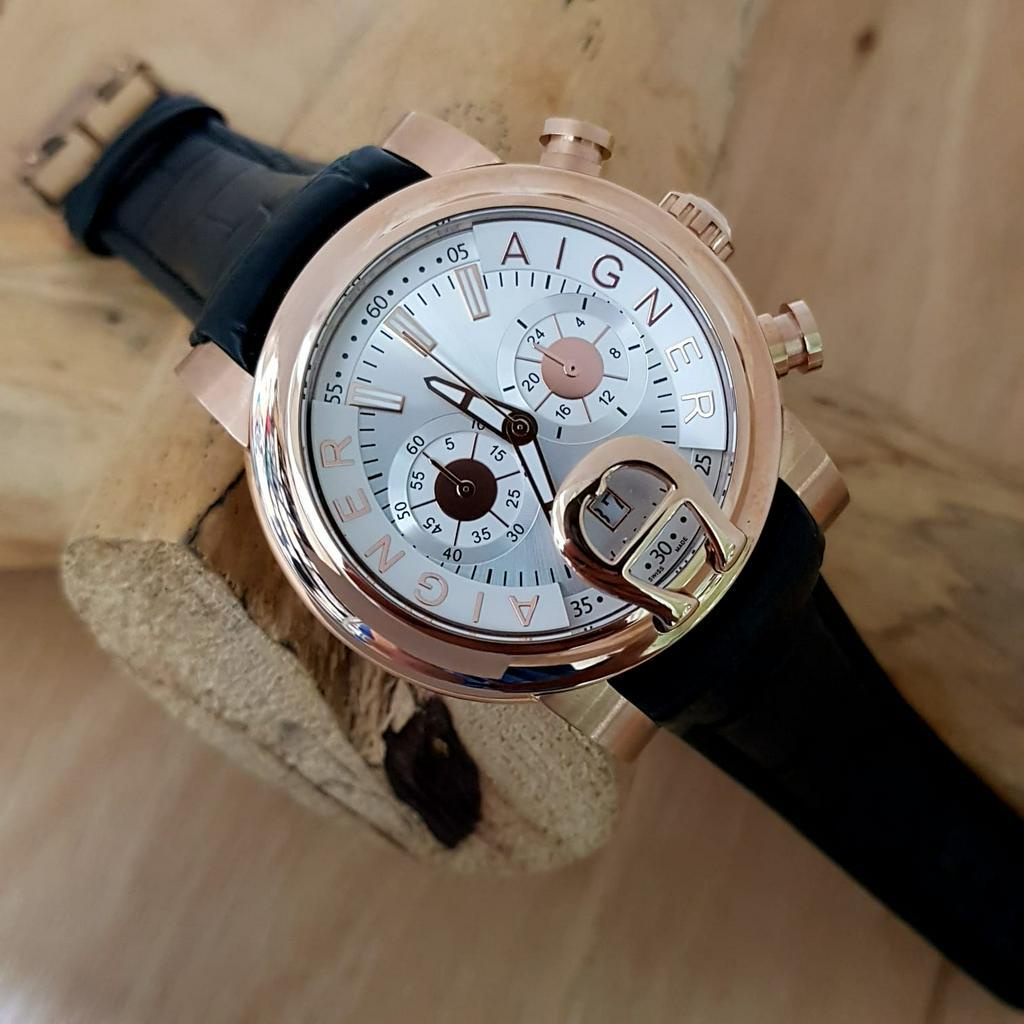 Jam tangan Pria Aigner Bari Strap leather