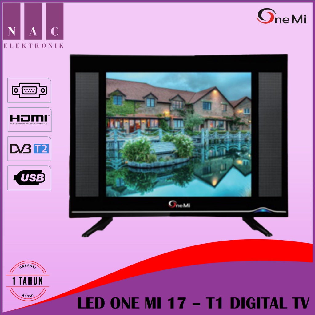 ONE MI LED 17 INCH - 17T1 - DIGITAL TV