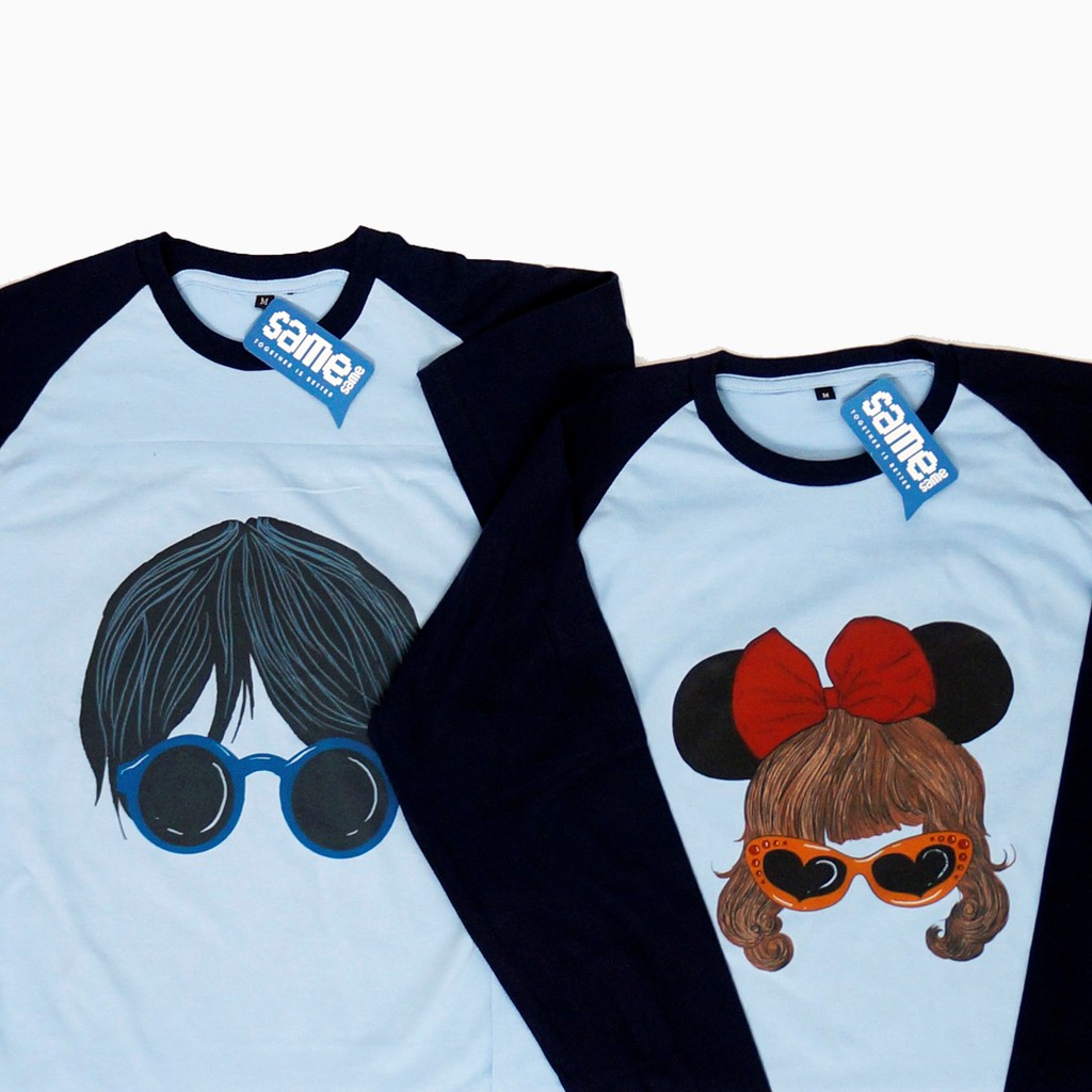  Kaos  Couple  Sweet Glasess Shopee  Indonesia