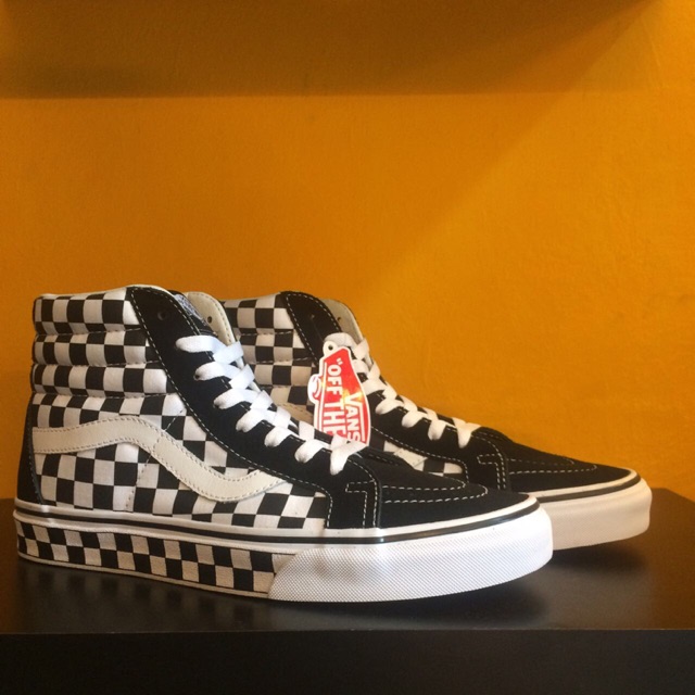 Vans SK8HI Reissue Checkerboard Black