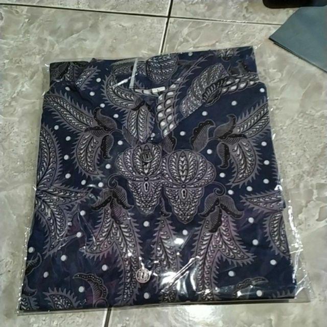 Tey-17 Batik Wanita Asj Sa Hrb026 Kenongo Kemeja Tosca Pendek