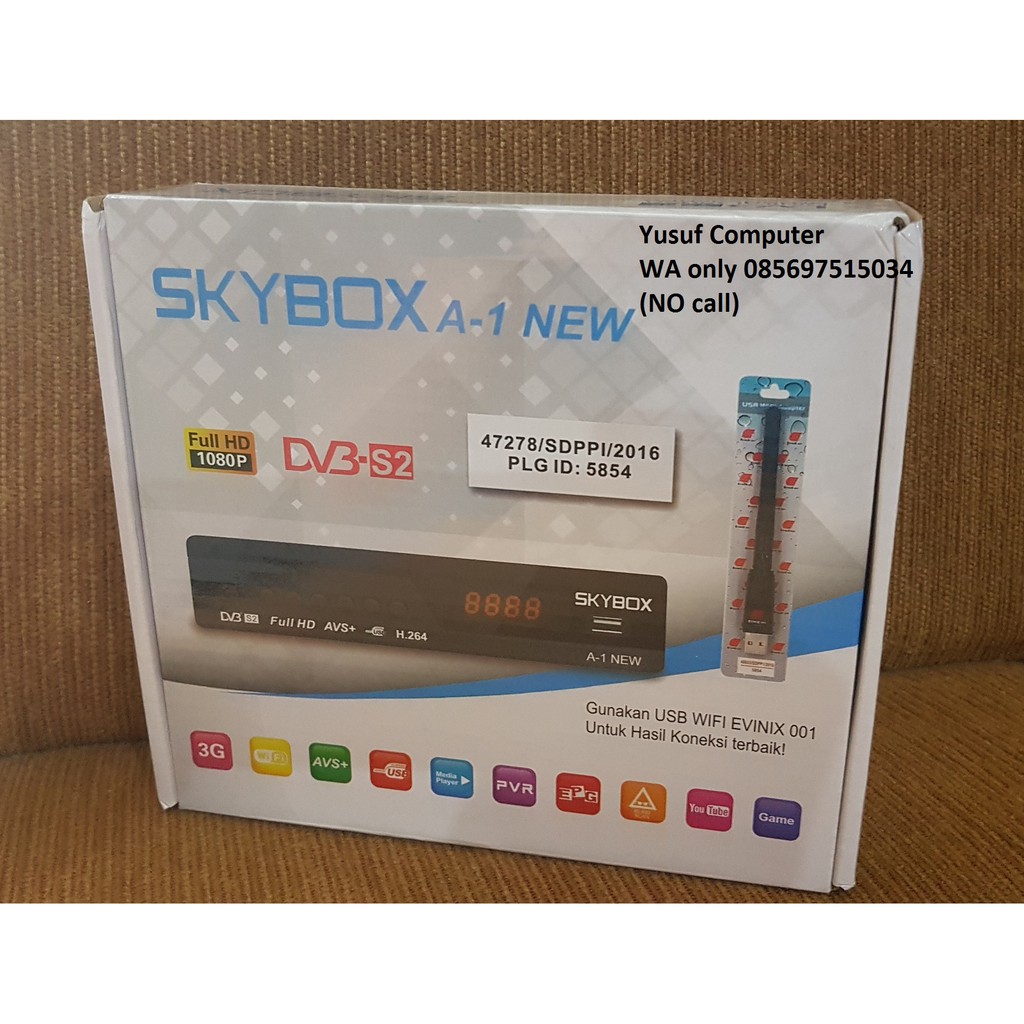 Receiver Parabola Dekoder Parabola Skybox A1 New Mpeg4 Hd Bisa Untuk Ninmedia Dan Parabola Jaring Shopee Indonesia